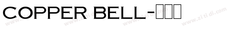 copper bell字体转换